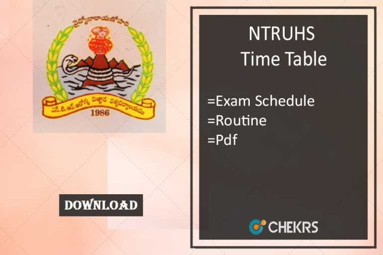 Satavahana University Degree Time Table 2022 UG 2/4/6 Sem Exam Dates