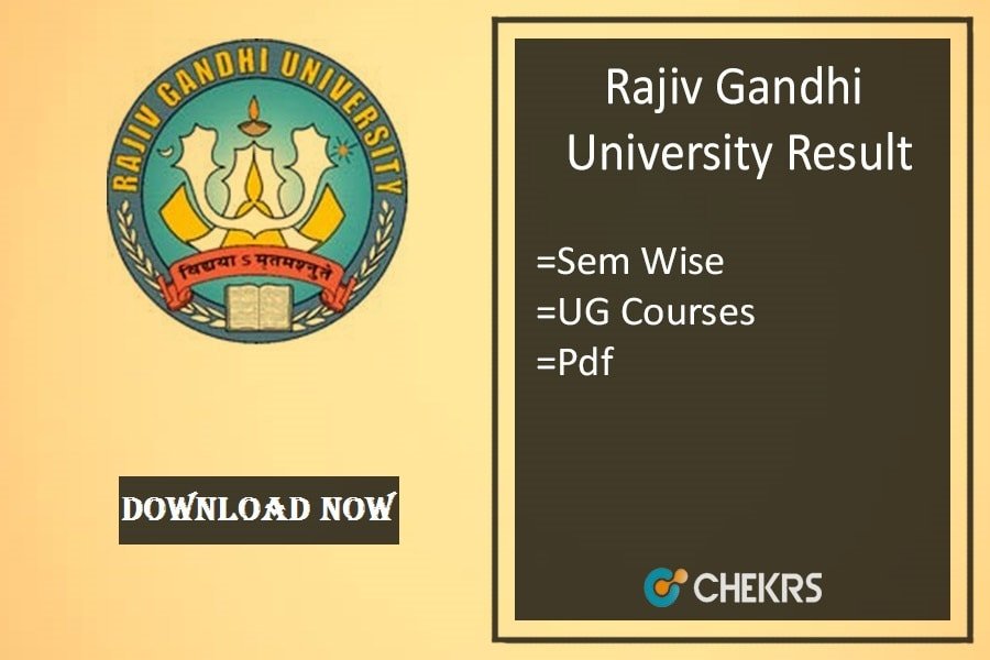 Rajiv Gandhi University Result 2024 – {Released} Download Pdf