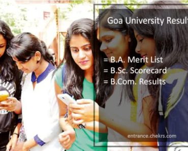 Goa University Result 2024 – BA/BSC/BCOM/BCA 1st 3rd 5th Semester