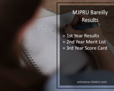 MJPRU PG Result 2024- MA MSC MCOM Previous/Final Mark Sheet