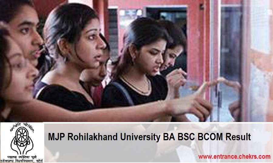 MJPRU Result 2021 Rohilakhand University BA BSC BCOM Results