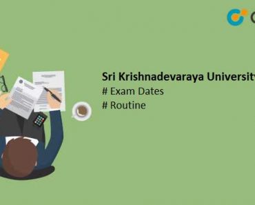 SKU Time Table 2024- Download Pdf
