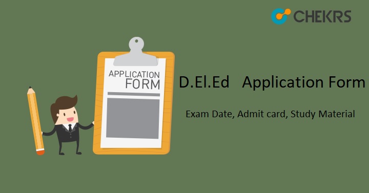 D.El.Ed Application Form 2025