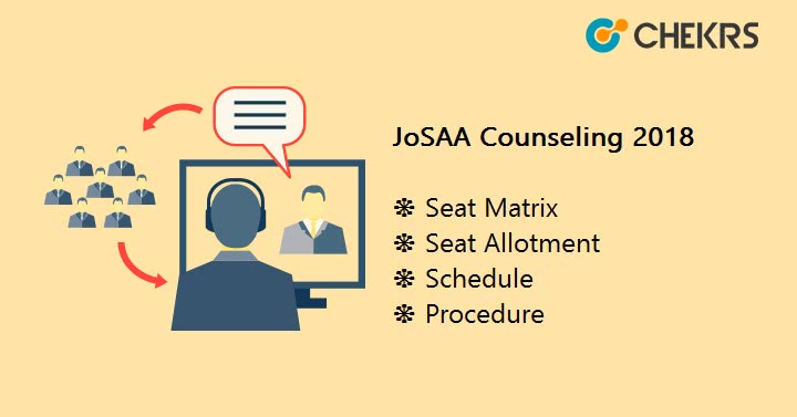 JoSAA Counseling 2018 Seat Matrix, Allotment