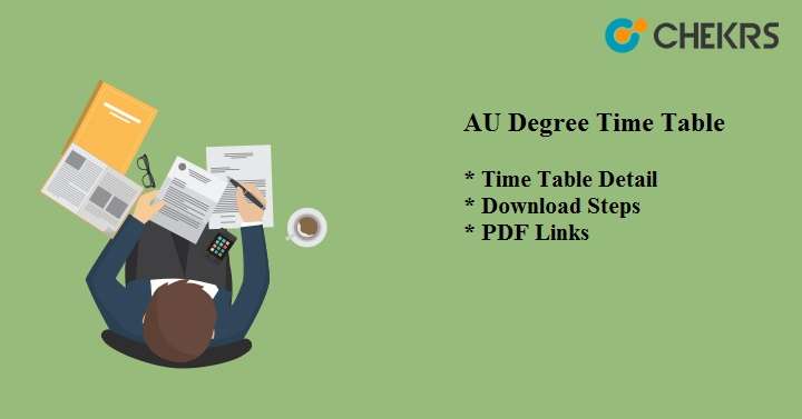 AU Degree Time Table 2021