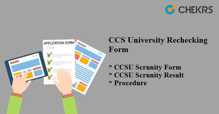 CCS University Rechecking Form 2024