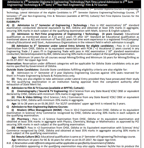 Odisha DET Application Form