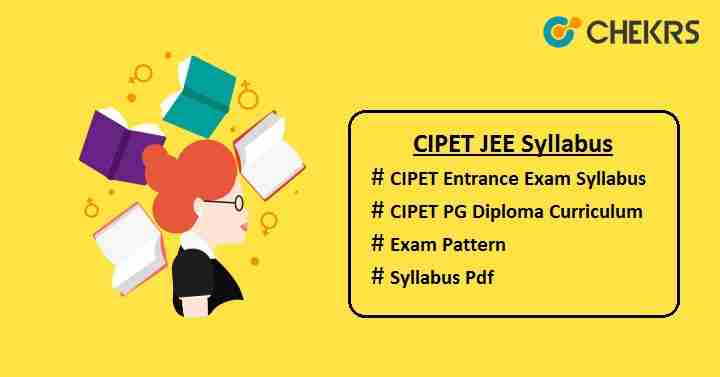 cipet jee syllabus 2025