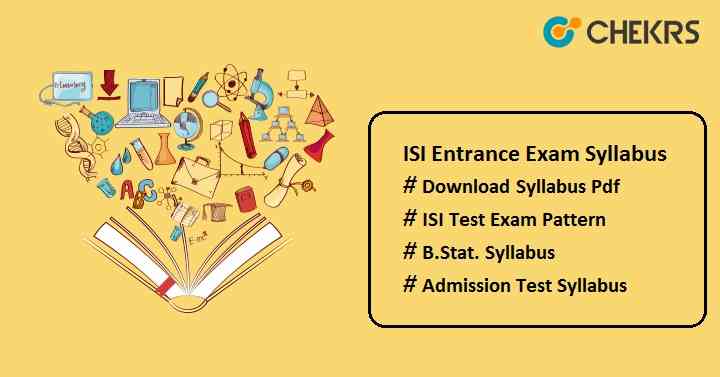 ISI Entrance Exam Syllabus 2023