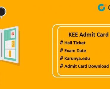KEE Admit Card 2025 – Karunya University Hall Ticket (Download Here)