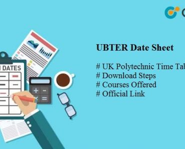 UBTER Date Sheet 2024 -UK Polytechnic Timetable