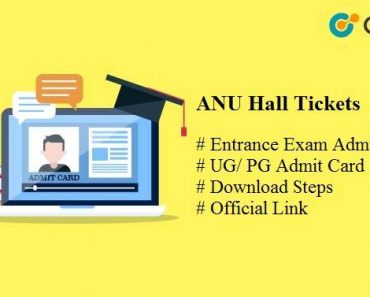 ANU Hall Tickets 2025 – PGCET Entrance & Sessional Exam Admit Card