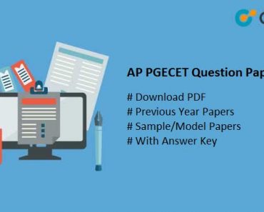AP PGECET Question Paper 2025 Download Sample/ Model Papers Pdf