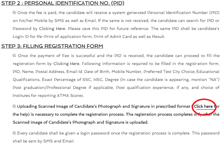 atma registration