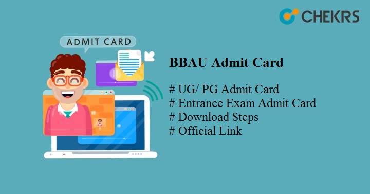 bbau admit card 2025