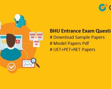 BHU Entrance Exam Question Paper 2024 – Download Sample/ model Papers Pdf