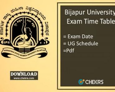 Bijapur University Time Table 2025 KSWU BA BSc BCom 2/4/6 Sem Exam Date