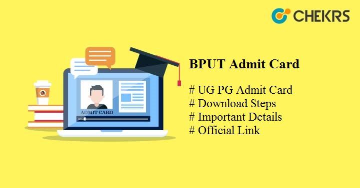 bput admit card 2024