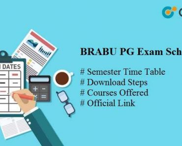 BRABU PG Exam Schedule 2024 Check Exam Date, Time Table