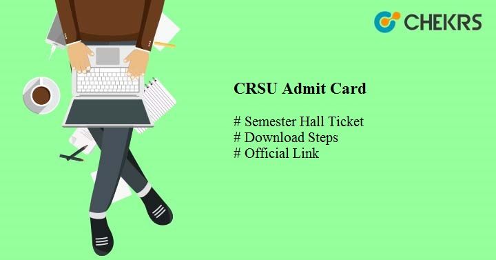 crsu admit card 2025