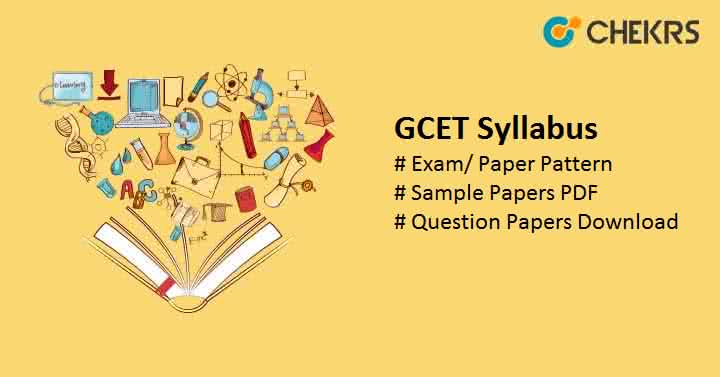 GCET Syllabus 2025