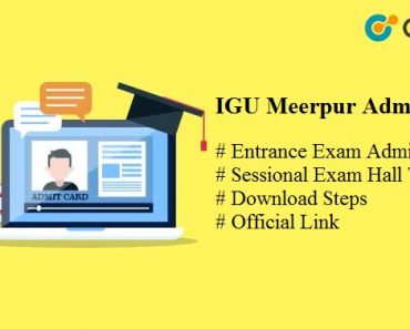 IGU Meerpur Admit Card 2025 – Download Hall Ticket Pdf, igu.ac.in