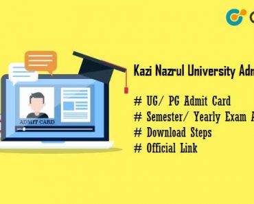 Kazi Nazrul University Admit Card 2024, Download Semester Hallticket
