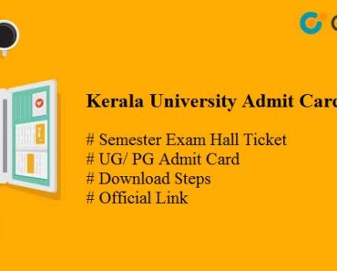 Kerala University Admit Card 2025 Download Semester Hall Ticket