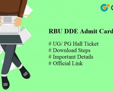 RBU DDE Admit Card 2024 – Rabindra Bharati University UG/ PG Hall Ticket
