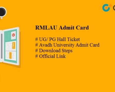 RMLAU Admit Card 2025 Download UG/ PG Hallticket