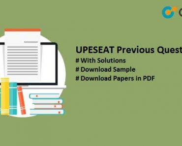 UPESEAT Previous Year Question Papers With Solutions – Download Sample/ Model Paper