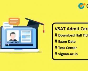 VSAT Admit Card 2020 – Hall Ticket Download Here