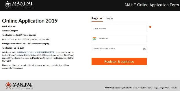 Mu Oet 2020 Application Form Manipal Registration Dates Last Date 