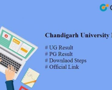Chandigarh University Result 2024 – Download UG PG Results, cuchd.in