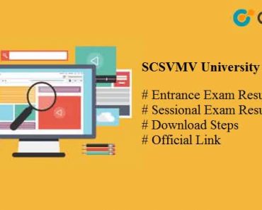 SCSVMV University Latest Results 2024 Available Here
