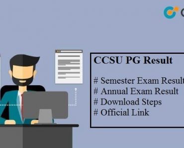 CCSU PG Result 2024: Yearly/ Semester Exam Score Card