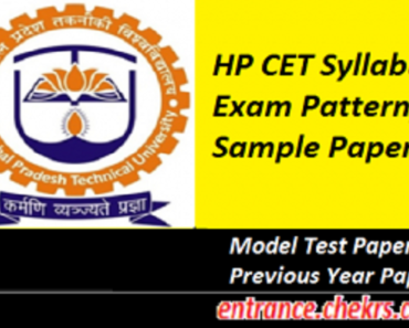 HP CET 2025 Syllabus, Exam Pattern- Download Here