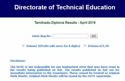 are conducted exams toefl when TNDTE DOTE Diploma May Result  Oct Exam  Results 2019 Semester