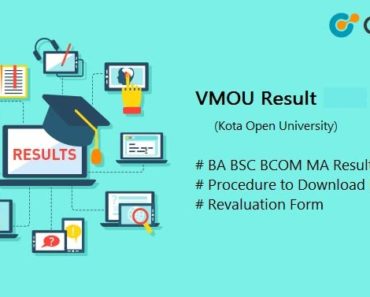 VMOU Result 2025 Kota Open Univ BA BSC BCOM MA Results, vmou.ac.in