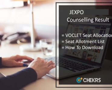 JEXPO Counselling Result 2025- VOCLET Seat Allotment Results