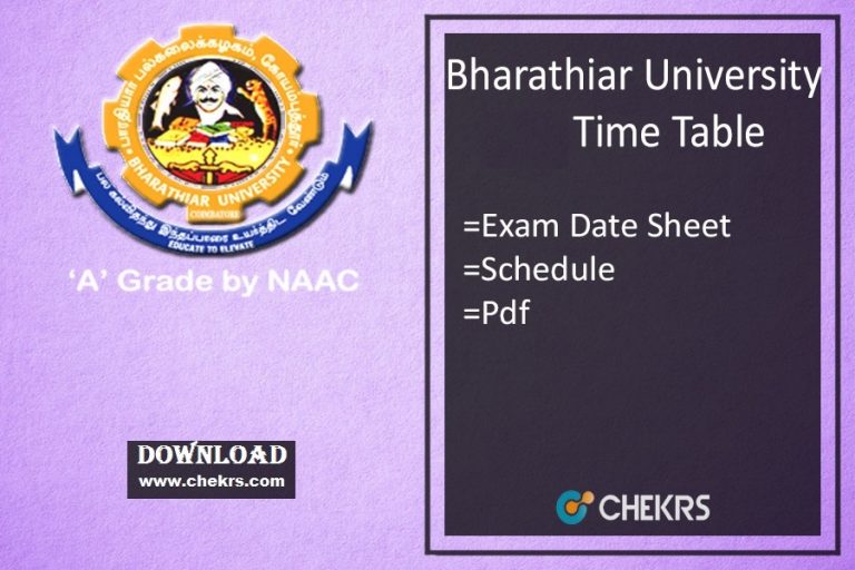 BA 2nd Year Time Table 2022 B.A Part II, 3 4 Sem Exam Schedule/ Routine