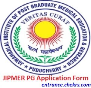 JIPMER PG Application Form 2017
