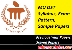 MU OET Syllabus, Exam Pattern 2017