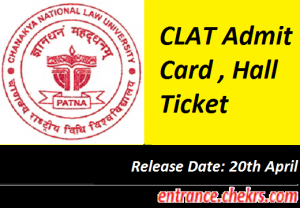 CLAT Admit Card 2017
