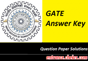 GATE 2017 Answer Key, Question Paper Solution