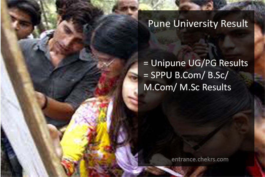 Pune University BA B.Sc B.Com MA M.Sc M.Com Result, Unipune 1st/ 2nd/ 3rd Year Scorecard