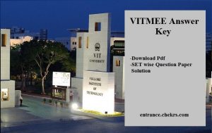 VITMEE Answer Key, Download Pdf SET A B C D Question Paper Solution