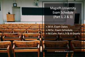 Magadh University Exam Date 2021