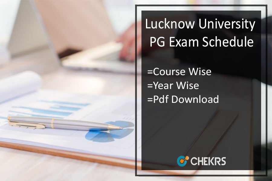 Lucknow University Exam Schedule - Download pdf Date sheet/Time Table