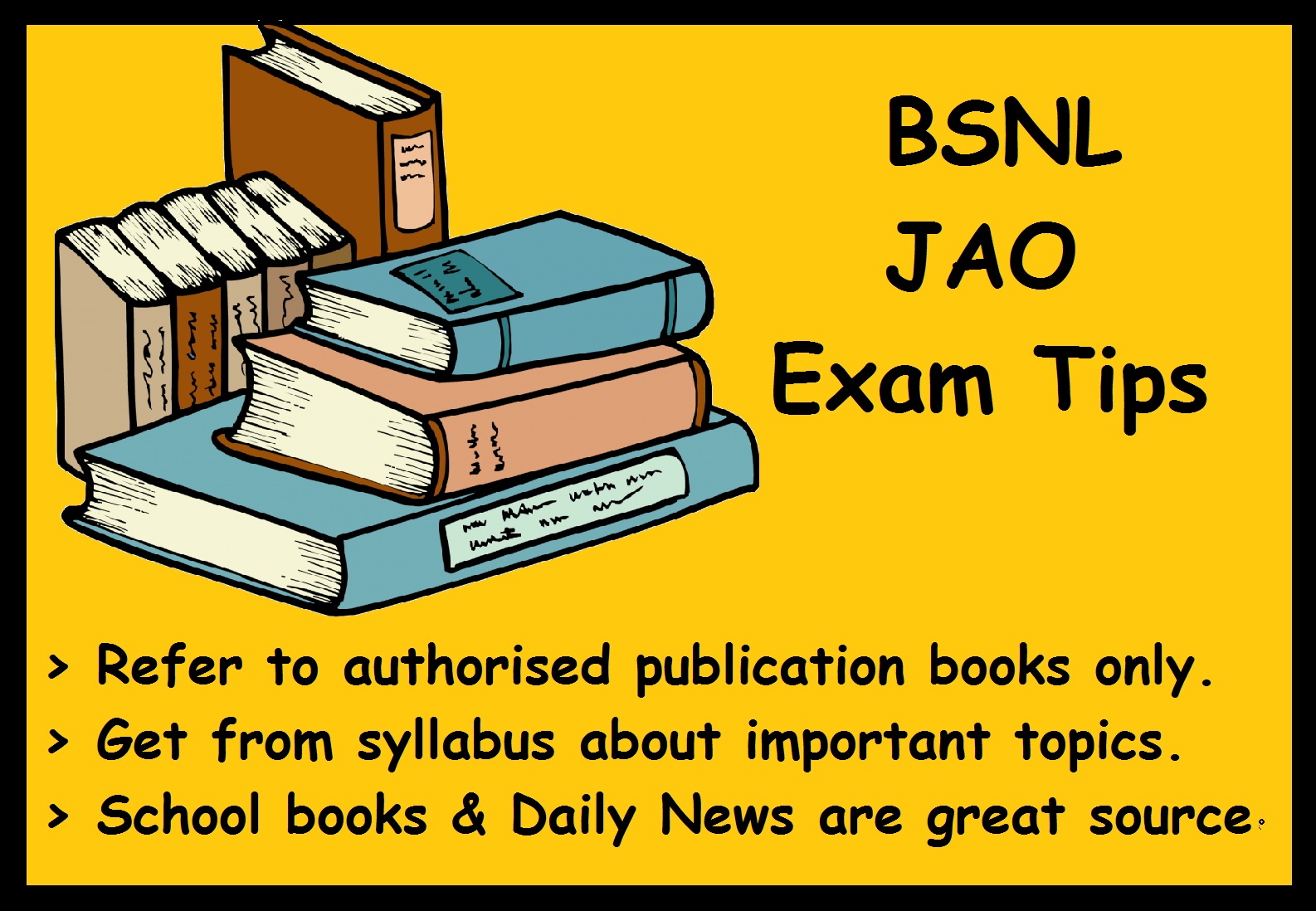 How To Prepare for BSNL JAO Exam- Tips, Books, Material